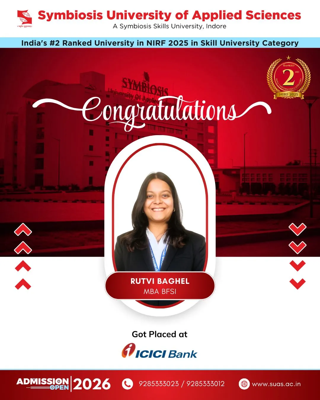 BFSI Placed Student Symbiosis